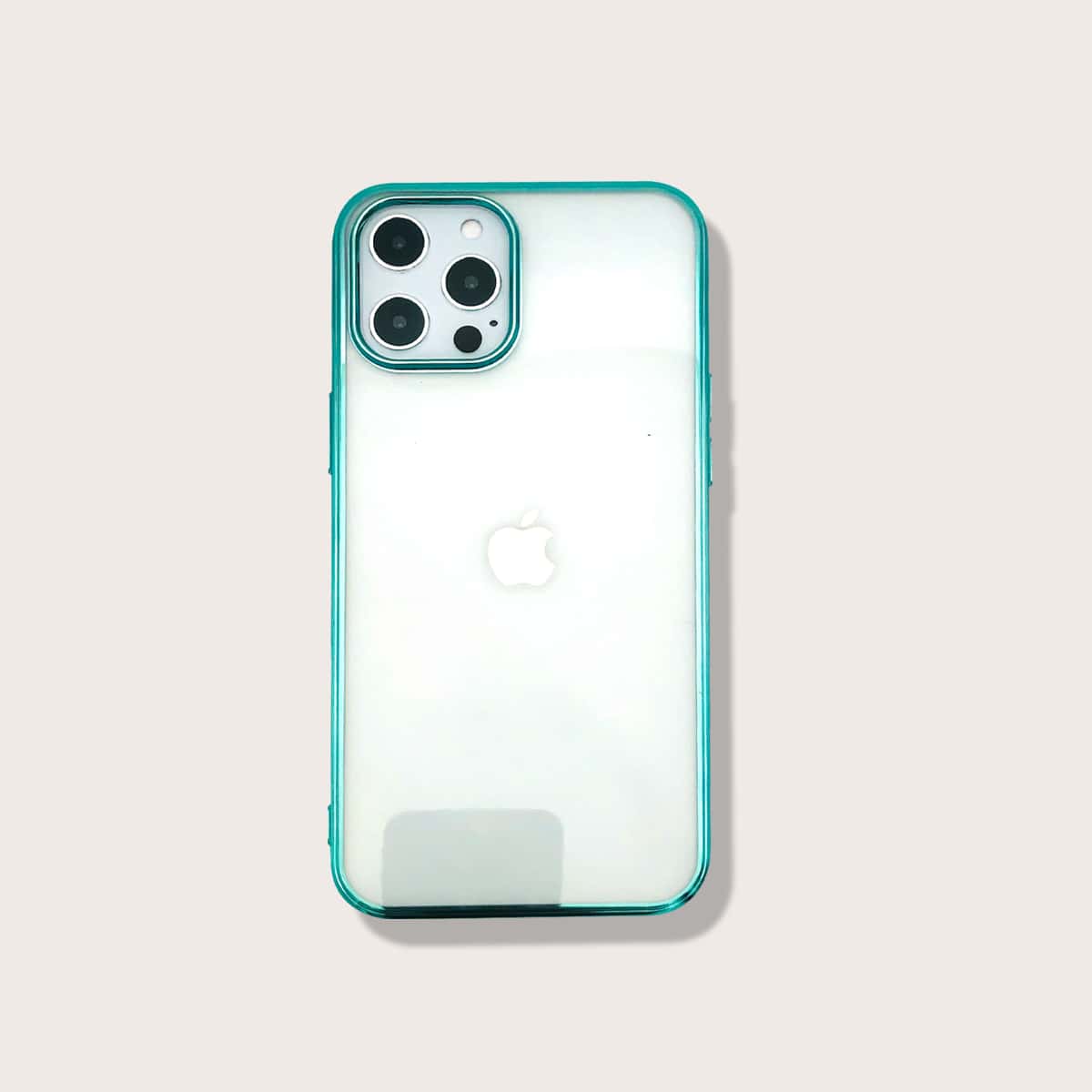 

Simple Contrast Frame iPhone Case, Clear