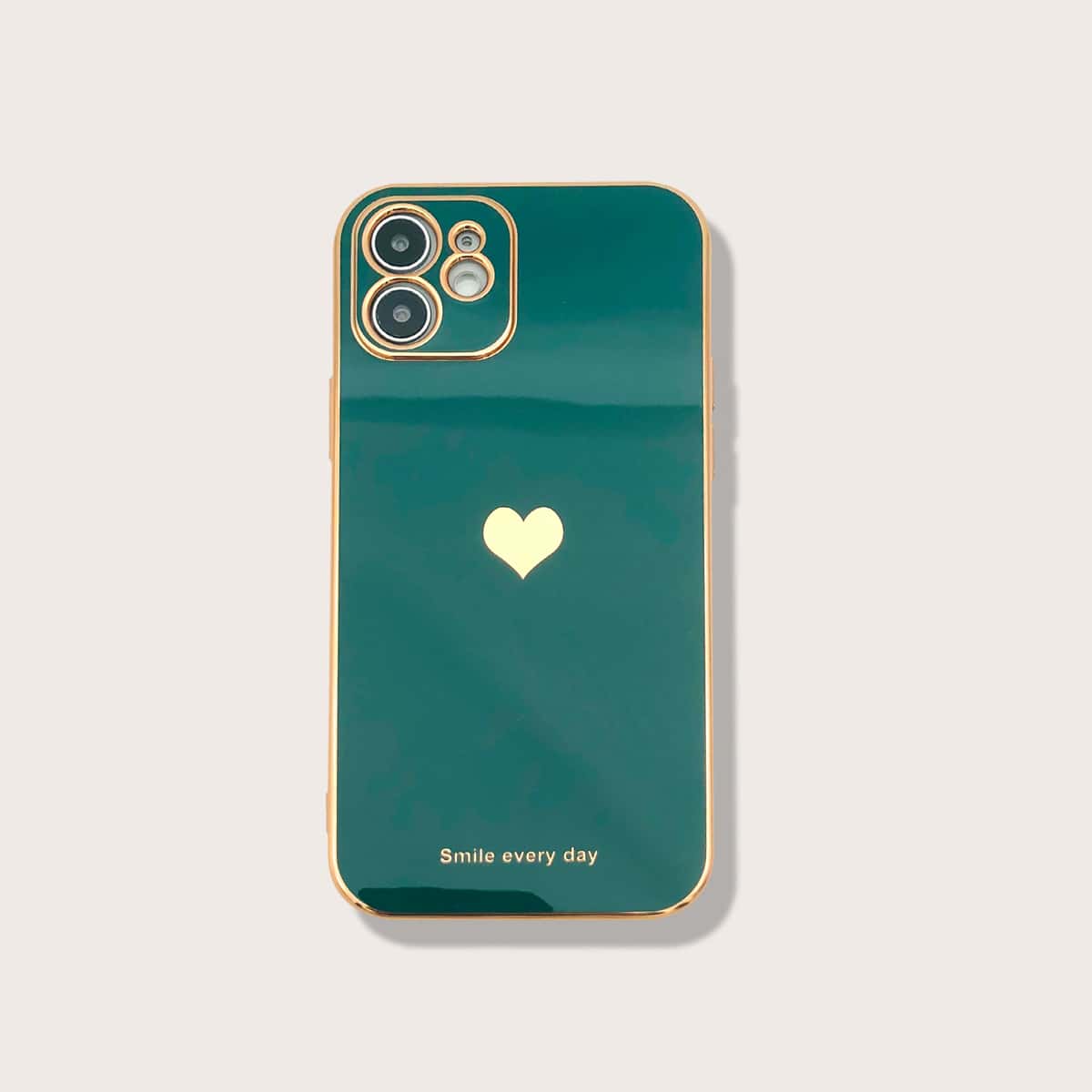 

Heart iPhone Case, Green