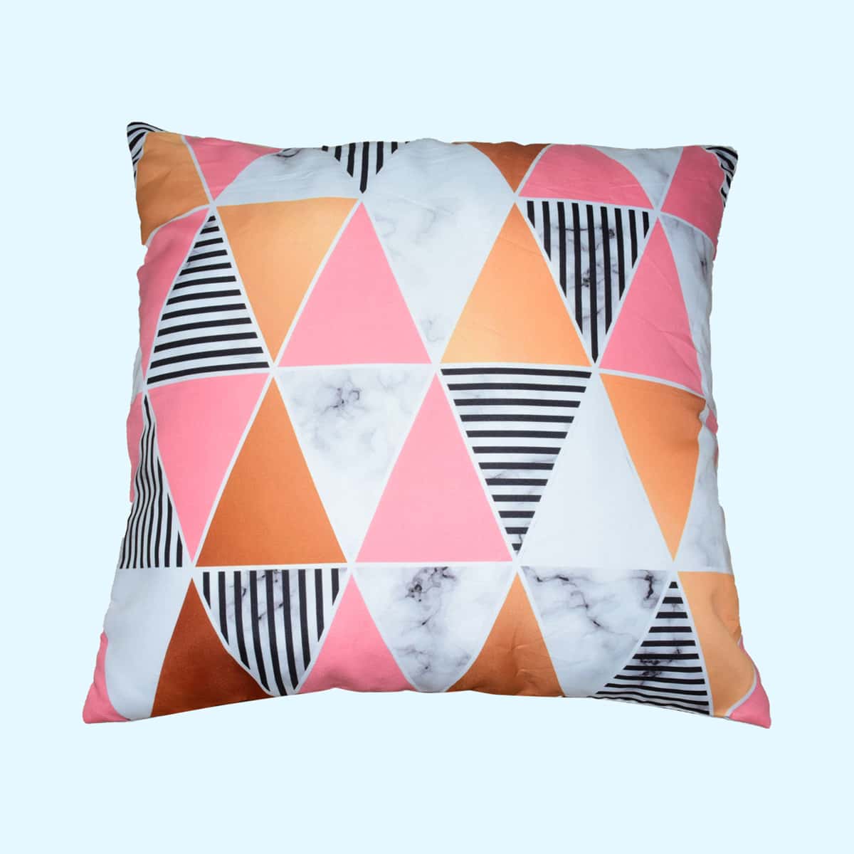 

Marble & Geometric Cushion Cover Without Filler, Multicolor