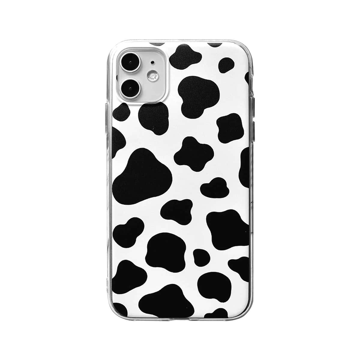 

Cow Print iPhone Case, Black and white