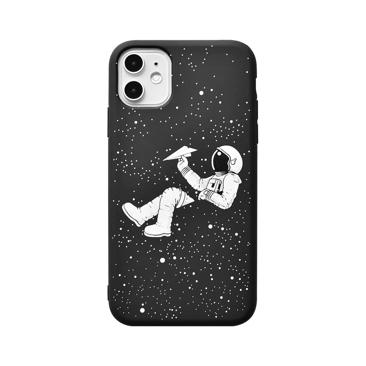 

Astronaut Print iPhone Case, Black and white