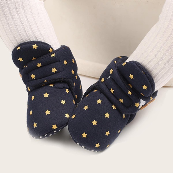 

Baby Boy Star Graphic Ankle Boots, Navy blue