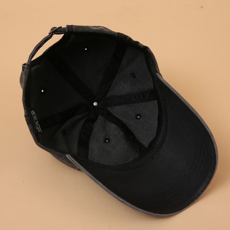 

Simple Denim Baseball Cap, Dark grey