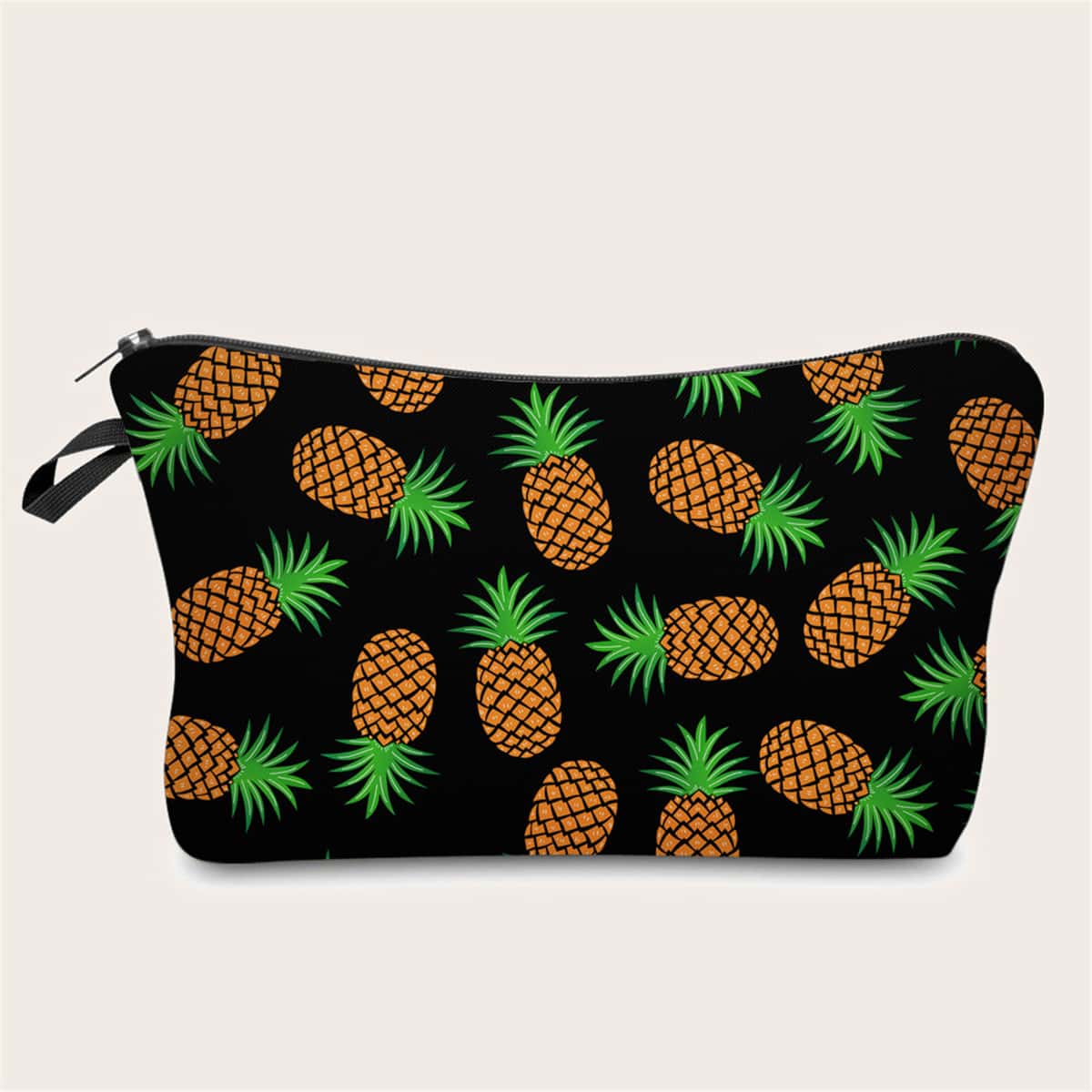 

Pineapple Print Makeup Bag, Multicolor