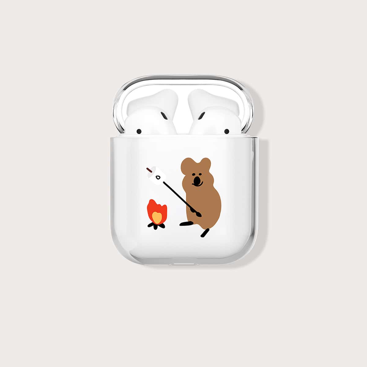 

Cartoon Clear AirPods Case