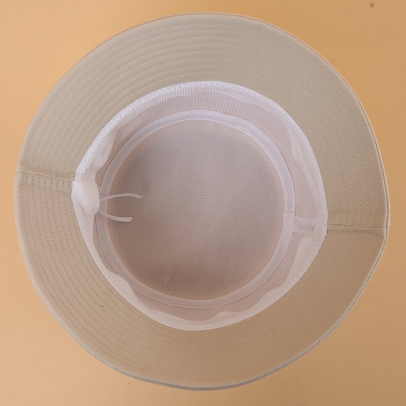 

Simple Plain Bucket Hat, Beige