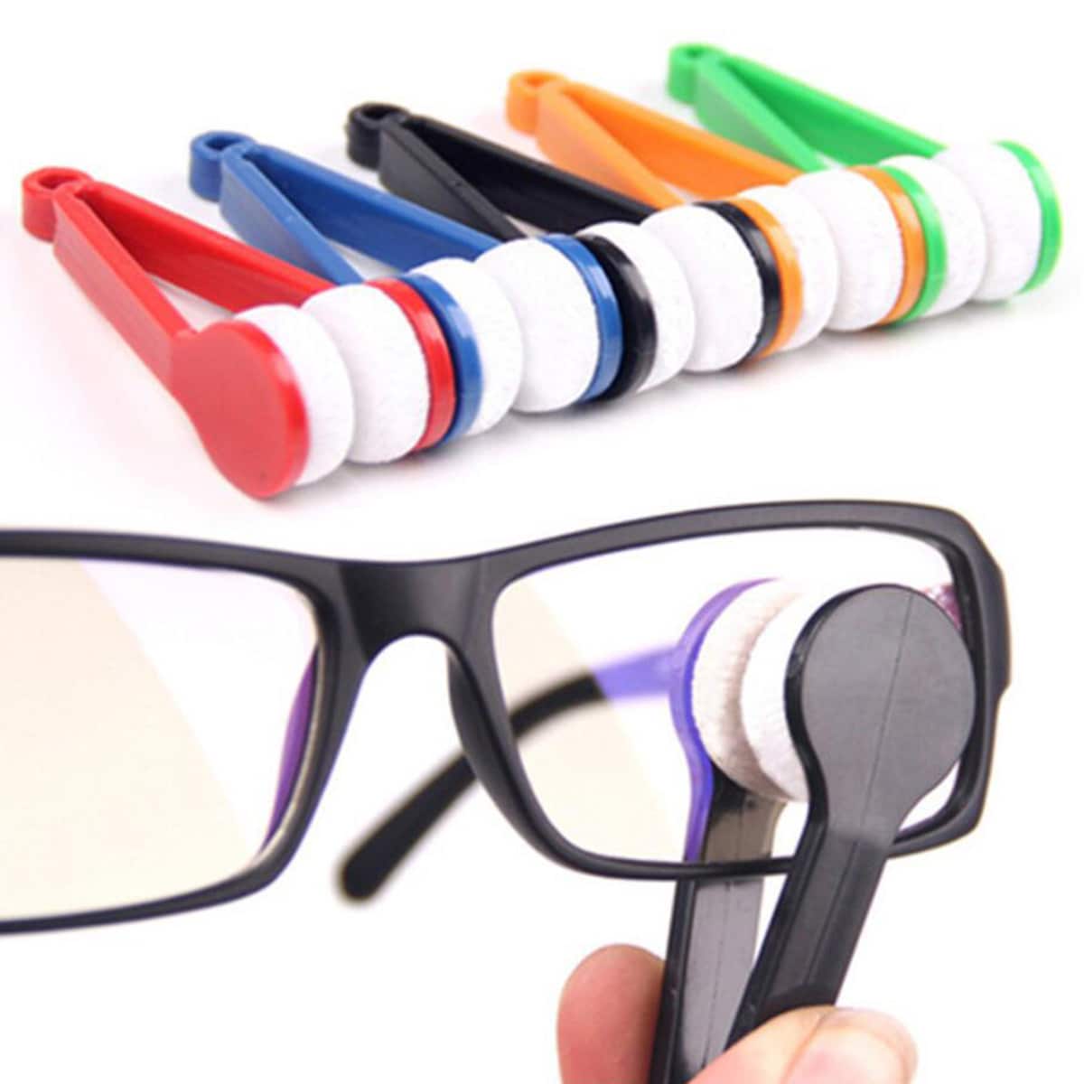 

2pcs Random Eyeglasses Cleaner Brush, Multicolor