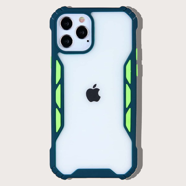 

Contrast Trim iPhone Case, Dark green