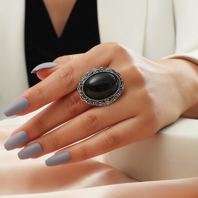 Gemstone Decor Ring