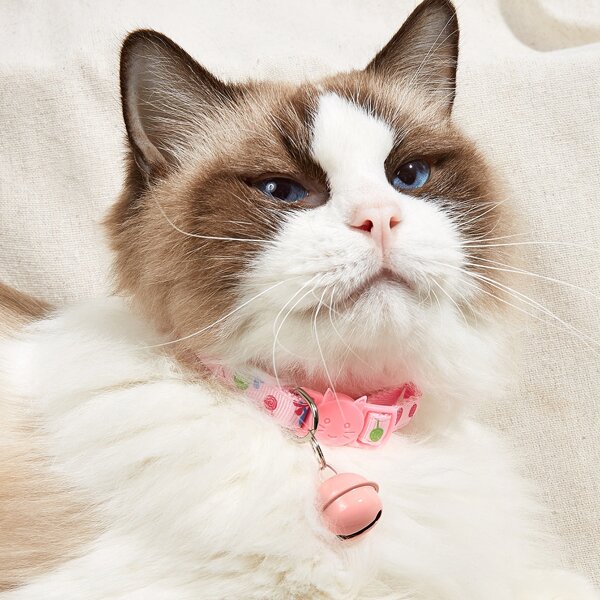 

Lollipop Print Pet Collar, Pink