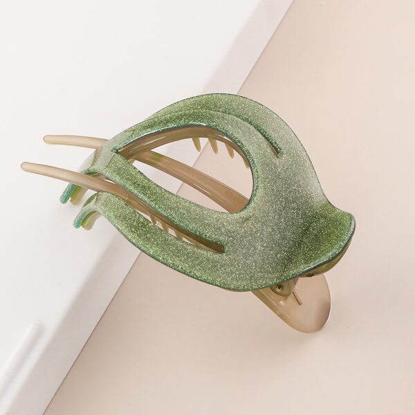 

Acrylic Hair Claw, Green