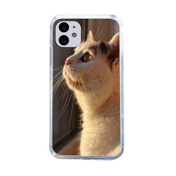 

Чехол для iPhone с принтом кошки, Многоцветный