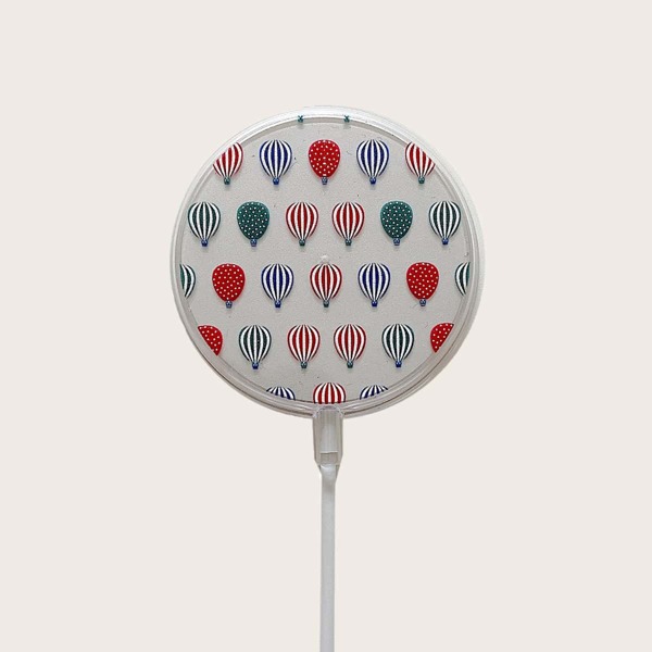 

Hot Air Balloon Pattern Wireless Charger Case, Multicolor