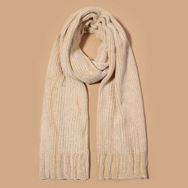 

Simple Solid Scarf, Apricot