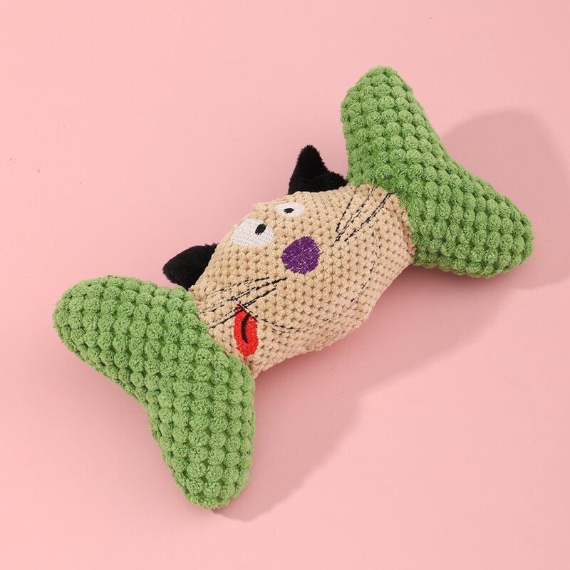 

Cartoon Shaped Pet Sound Toy, Green