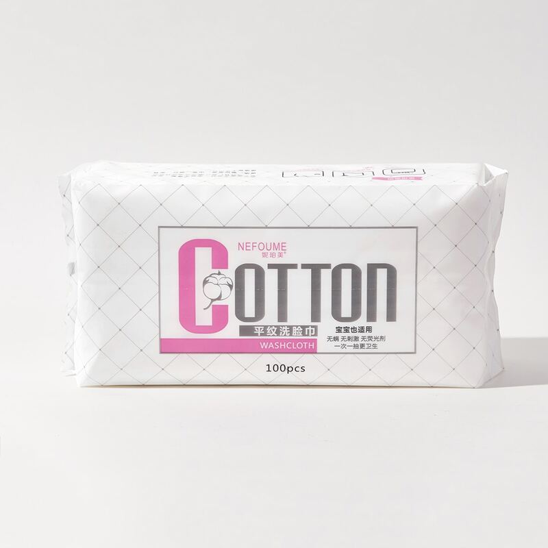 

100pcs Facial Cotton Washcloth, White