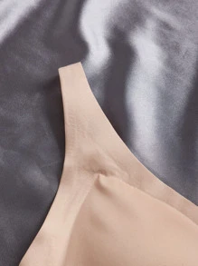 Seamless Wireless Bra - Apricot - View 4