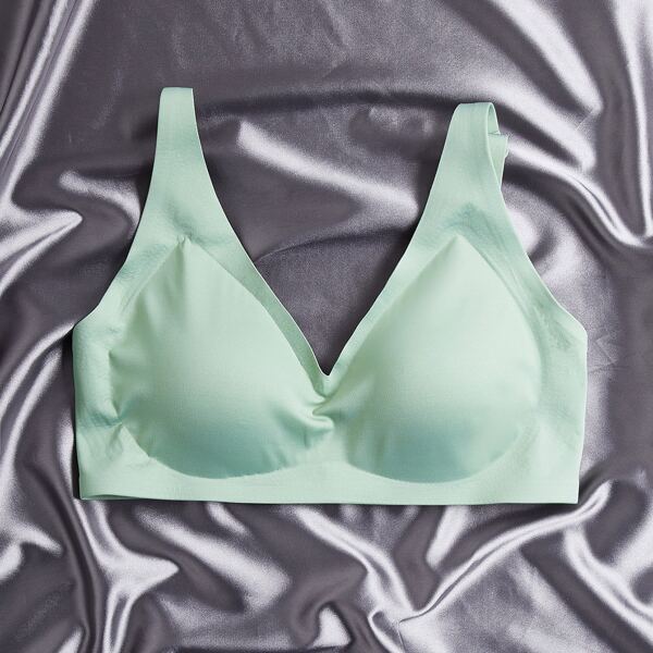 

Seamless Wireless Bra, Mint green