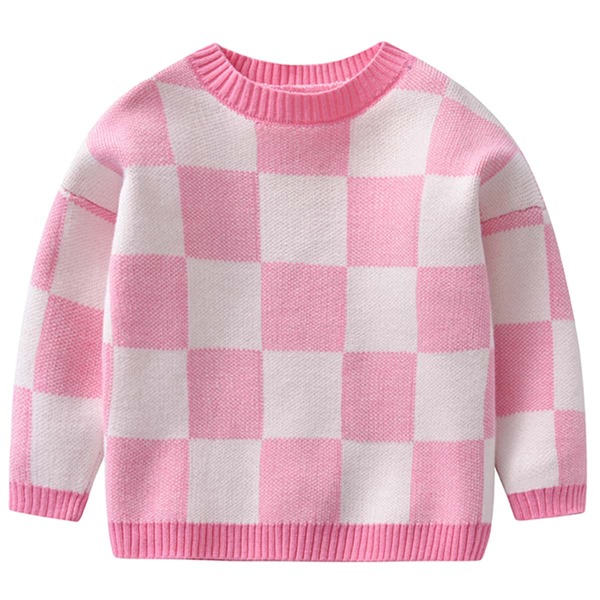 

Toddler Girls Buffalo Plaid Drop Shoulder Sweater, Multicolor