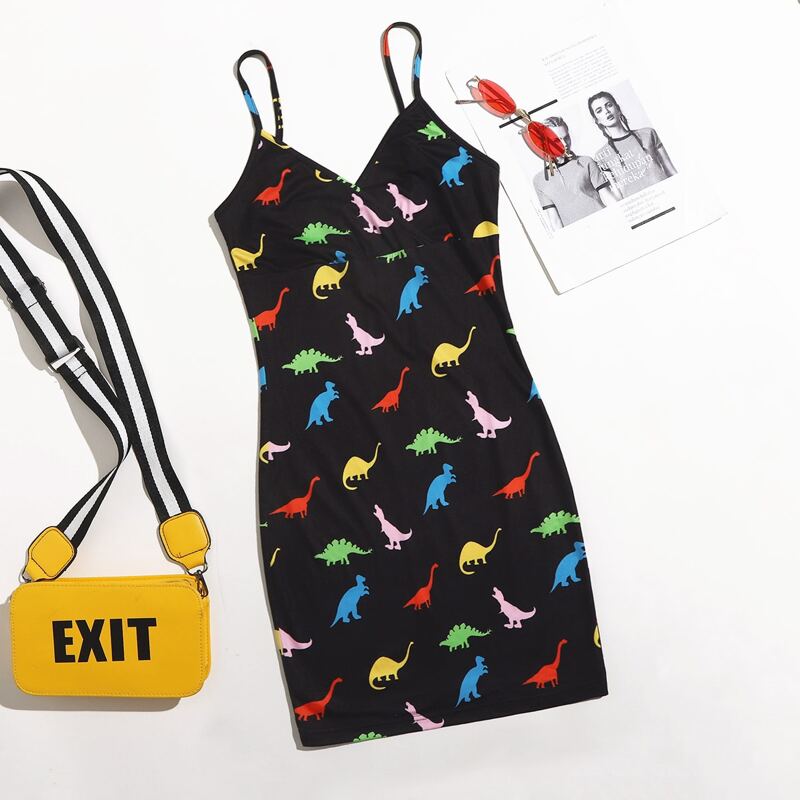 

Animal Print Bodycon Dress, Multicolor