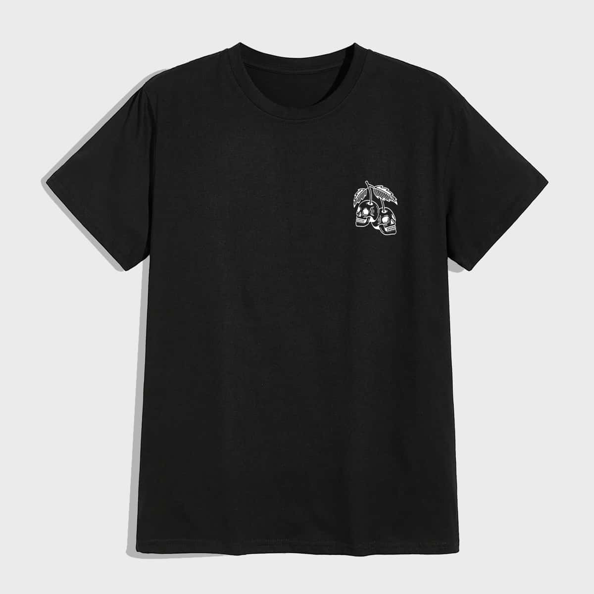 

Guys Skeleton Graphic Tee, Black