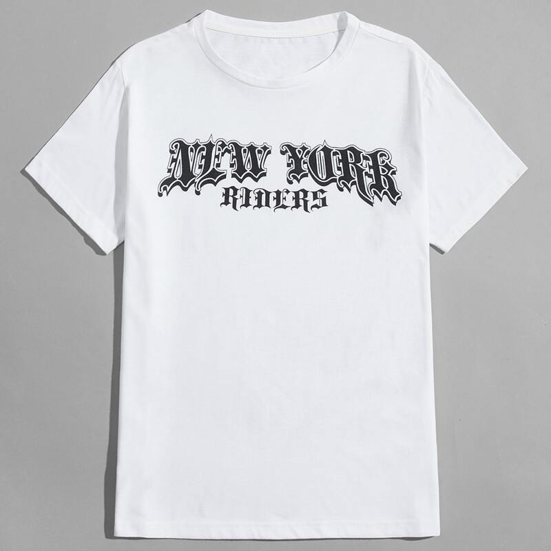 

Guys Letter Graphic Tee, White