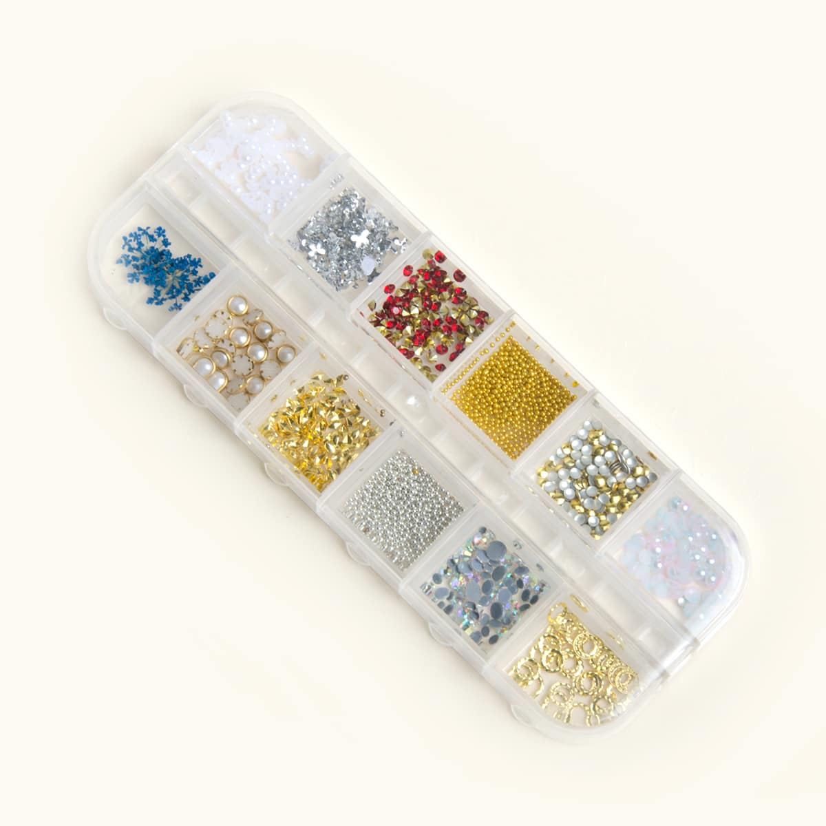 

1box Glitter Nail Art Decoration, Multicolor