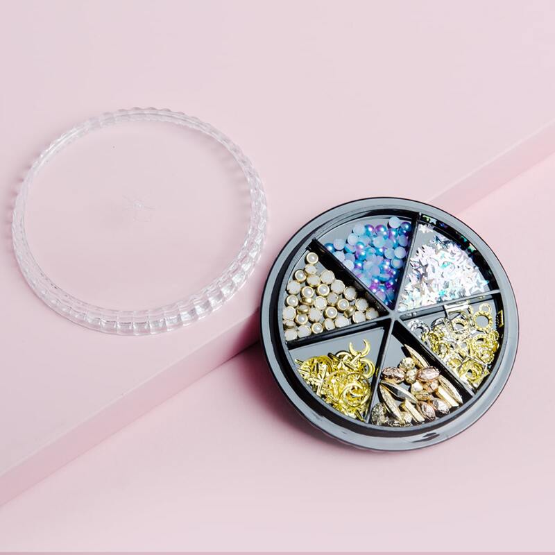 

1box Glitter Nail Art Decoration, Multicolor