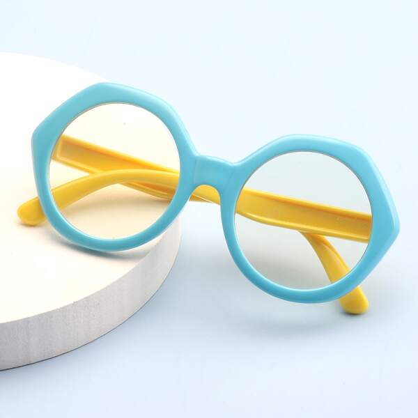 

Kids Two Tone Silicone Eyeglasses, Blue