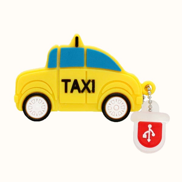 

Taxi Design USB Flash Drive, Yellow