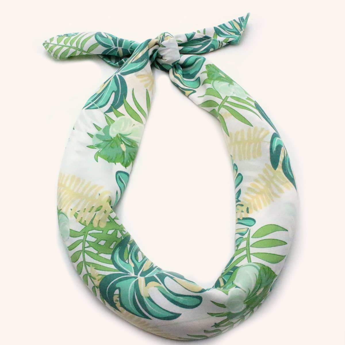 

Tropical Leaf Bandana, Green