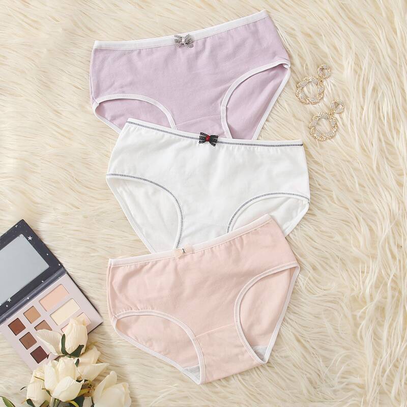 

3pack Simple Panty Set, Multicolor