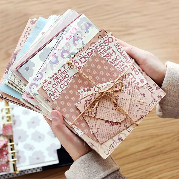 

16sheets Mixed Pattern Random Material Paper, Multicolor