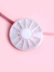 1 caja Decoración de arte de uñas con rhinestones DIY Encantos de uñas Gemas de uñas Suministros para uñas - Multicolor - Ver 1