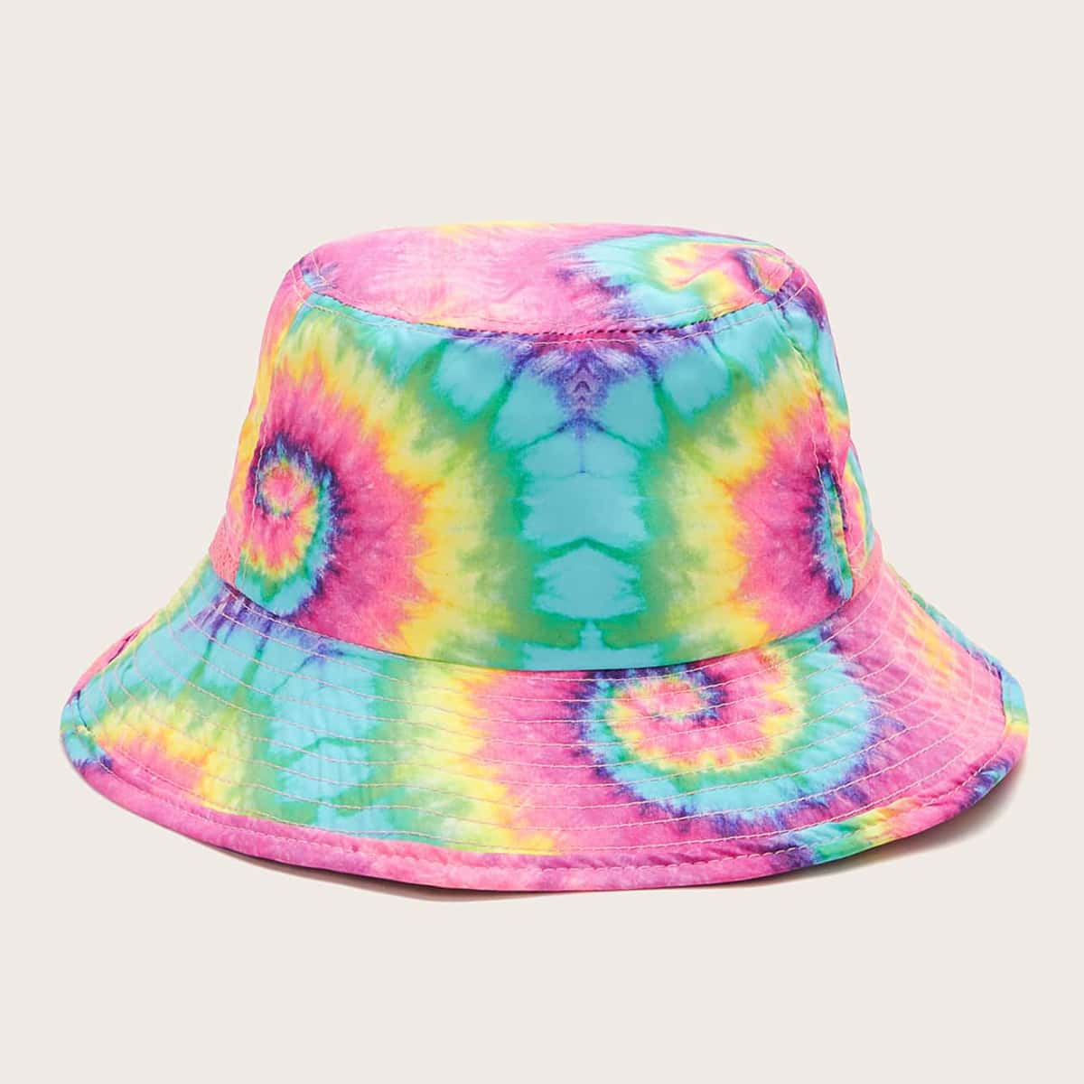 

Tie Dye Drawstring Bucket Hat, Multicolor