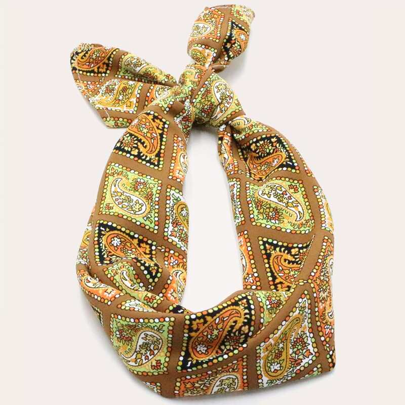 

Argyle Paisley Bandana, Multicolor