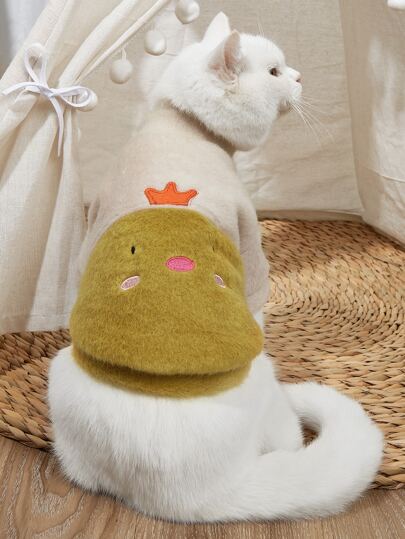 卡通圖案寵物運動衫