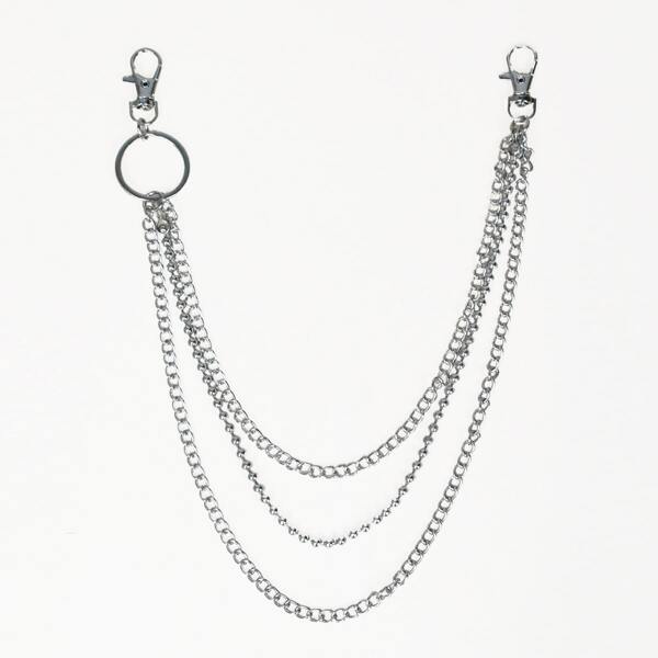 

Kids Layered Pant Chain, Silver