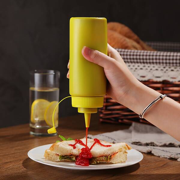 

1pc 250ml Sauce Squeeze Bottle, Yellow