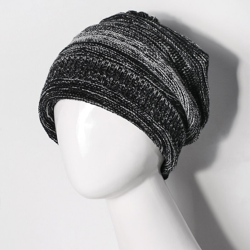 

Striped Knit Beanie, Multicolor