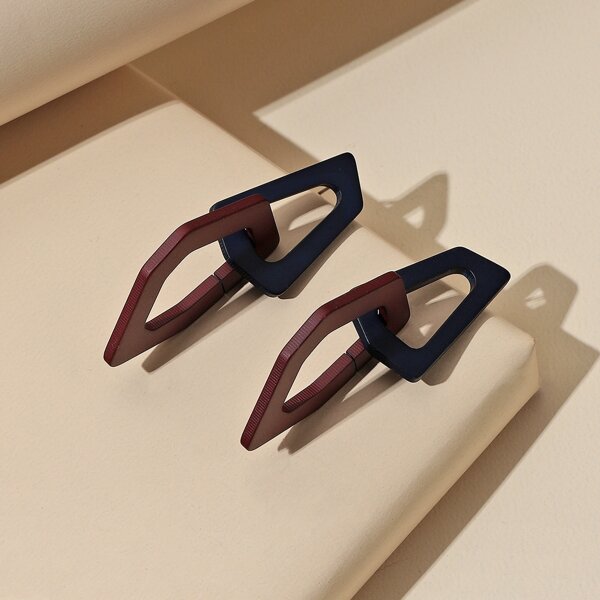 

Link Geometric Drop Earrings, Multicolor