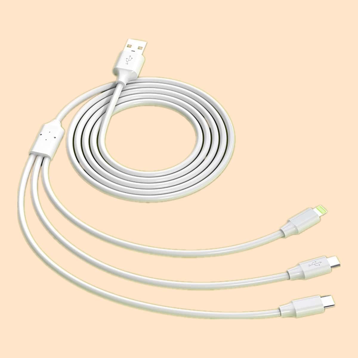 

3 in 1 Charging Cable, White