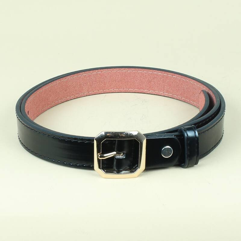 

Square Buckle Belt, Black