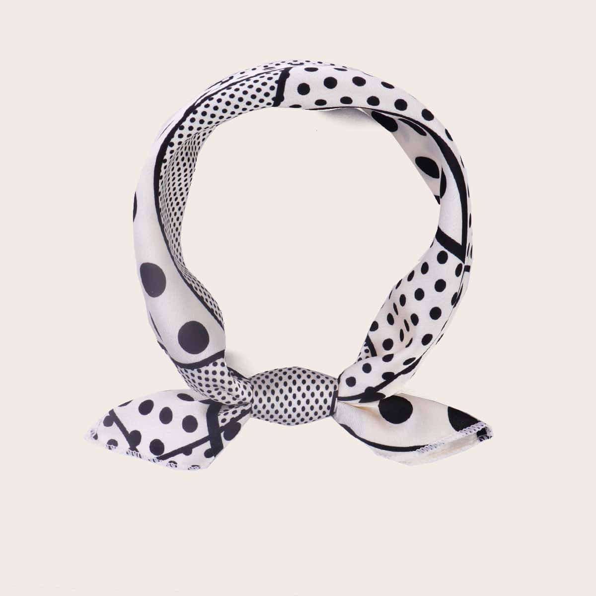 

Polka Dot & Geo Bandana, Multicolor