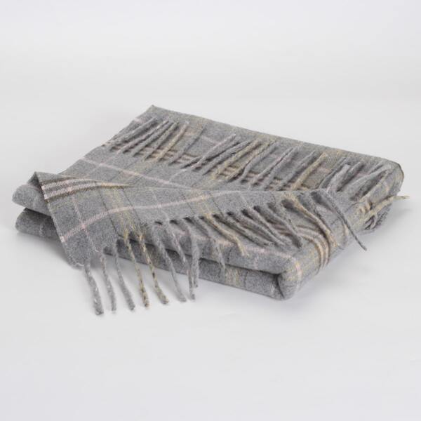 

Fringe Hem Plaid Scarf, Multicolor