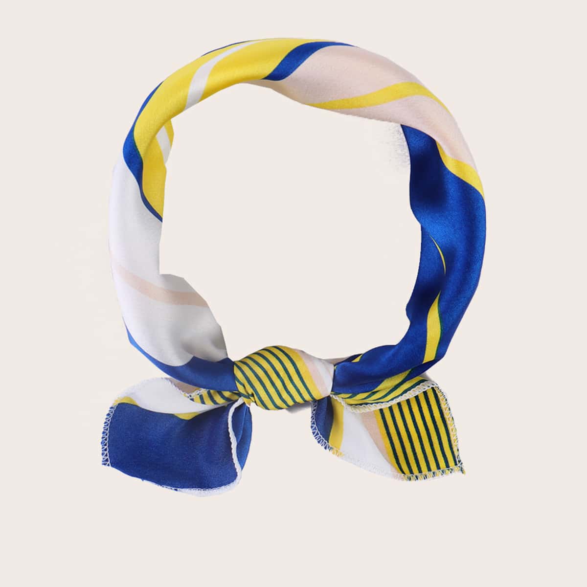 

Colorblock Striped Bandana, Multicolor