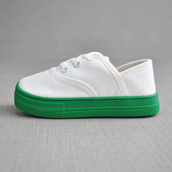 

Toddler Girls Slip On Canvas Shoes, White