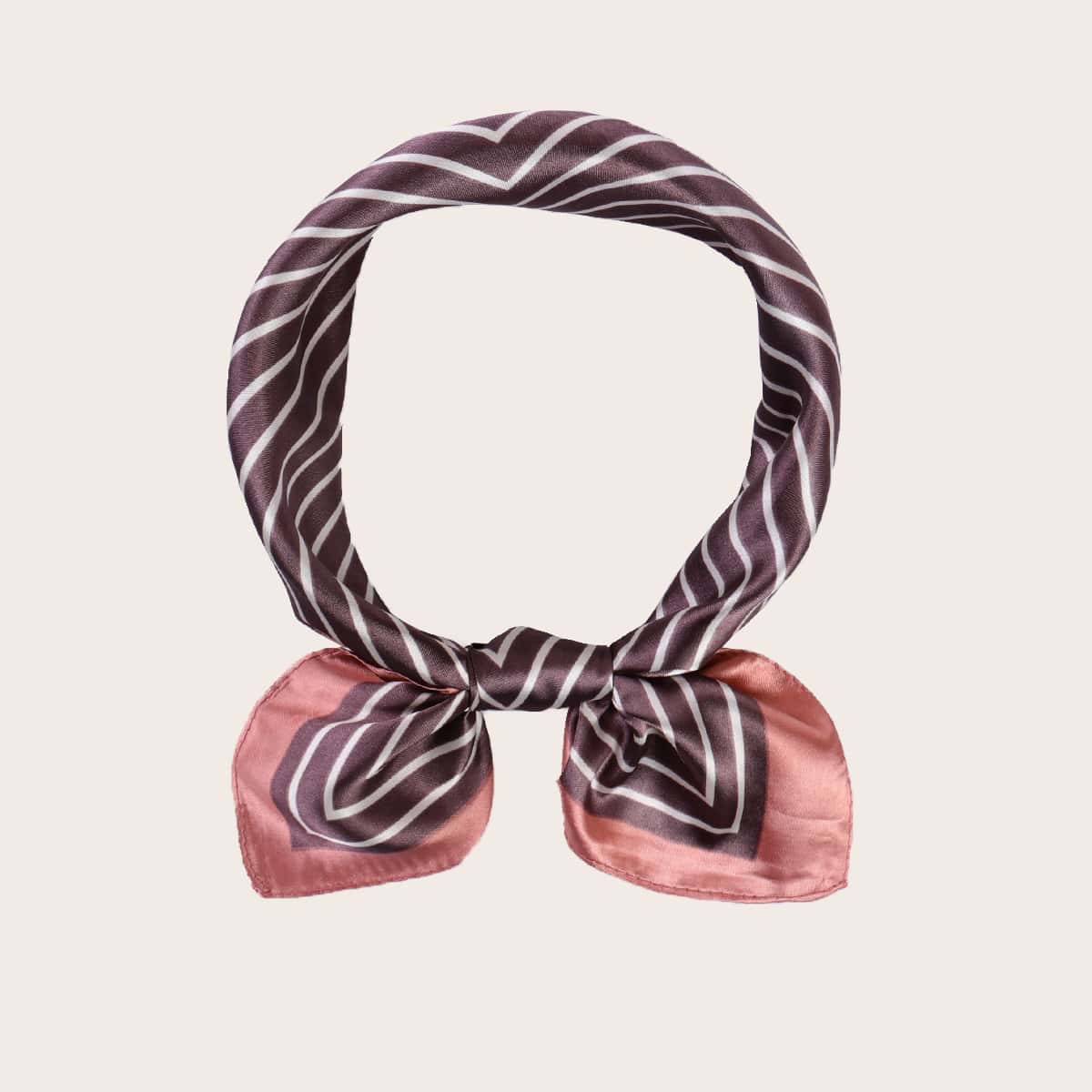 

Striped Print Bandana, Multicolor