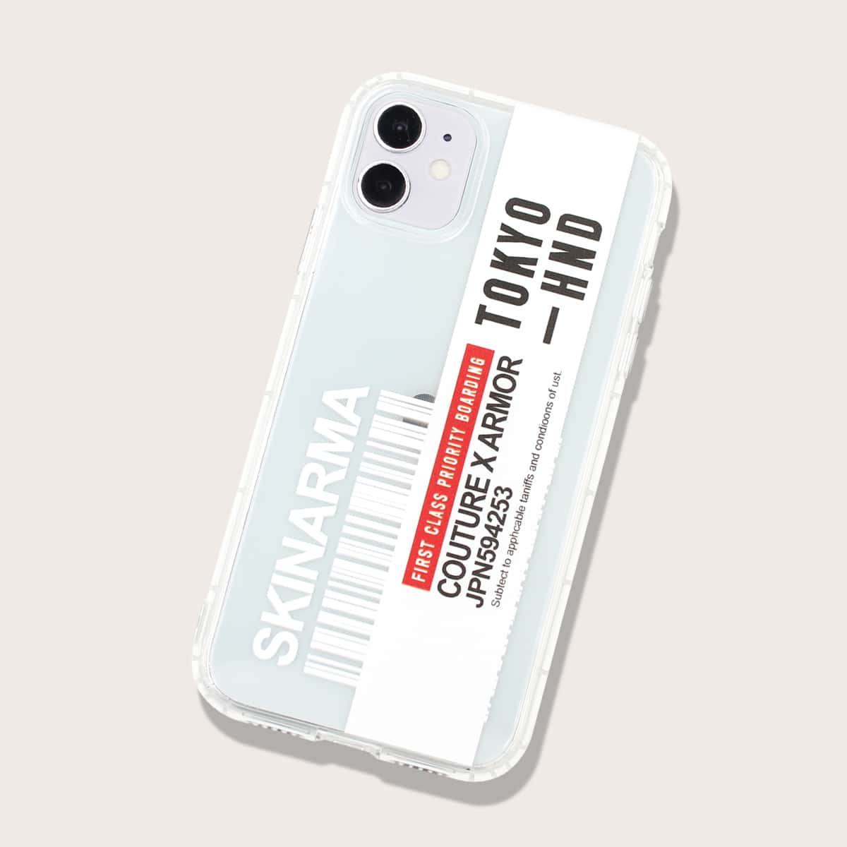 

Barcode Print iPhone Case, Clear
