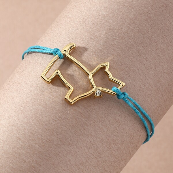 

Cartoon Animal Decor Bracelet, Blue